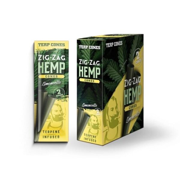 ZIG ZAG TERPENE INFUSED HEMP CONES 2CT BOX OF 15